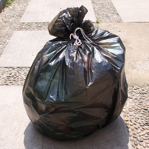Thickened Sanitary Garbage Bag Disposable Large Black Kitchen Property Hotel Extra Thick Plastic Bag Wholesale