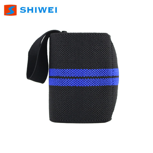 Shiwei Weightlifting Wrap Bandage Wristband Stretch Nylon Colored Left and Right Hand Support Design Cross-border Dropshipping