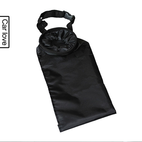 Creative car trash can, seat back with storage bin, folding multi-functional car garbage bag, interior supplies