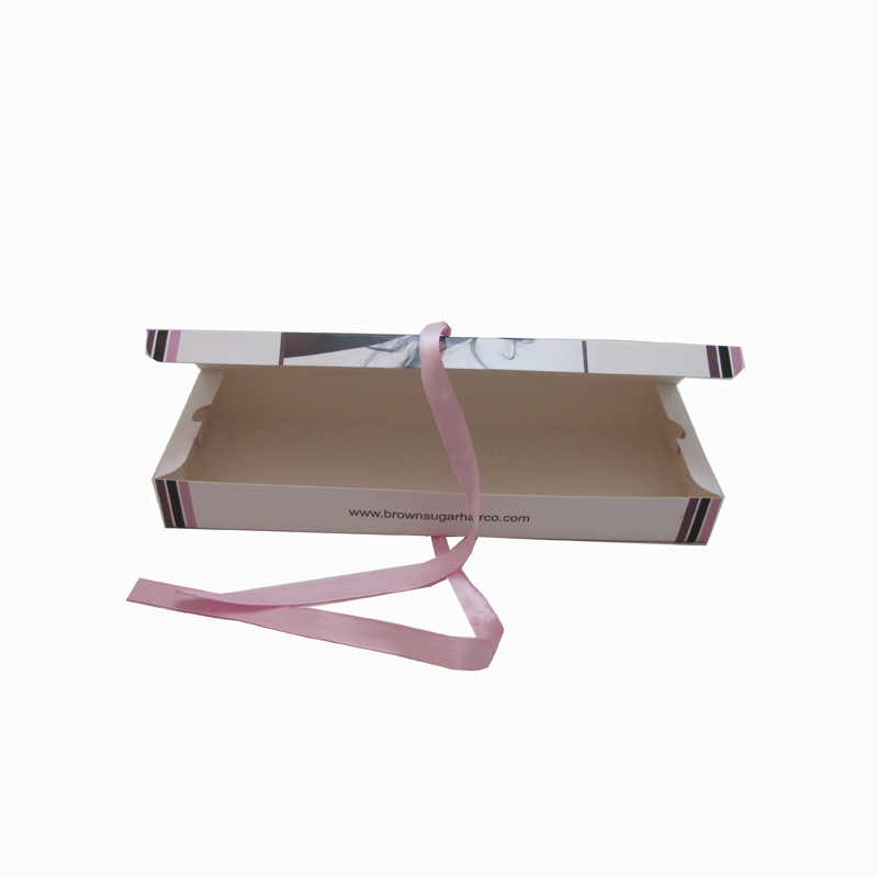 【出厂价】彩盒烫银烫金假发盒 丝带卷发纸盒 蝴蝶结假发包装盒