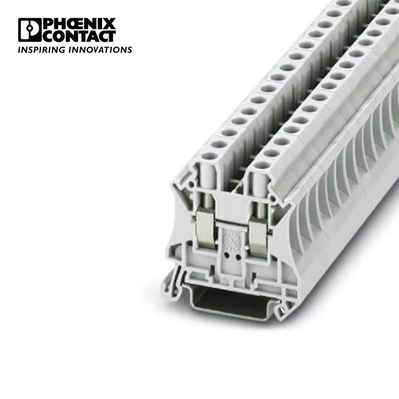 菲尼克斯接线端子6平方螺钉连接白色凤凰端子-UT 6 WH