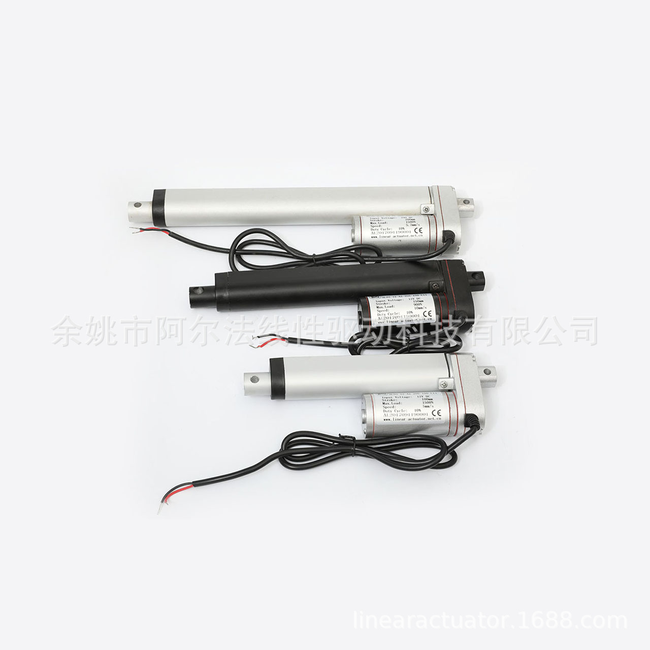 优质电动推杆，线性驱动器，微型，小型，执行器多认证电机