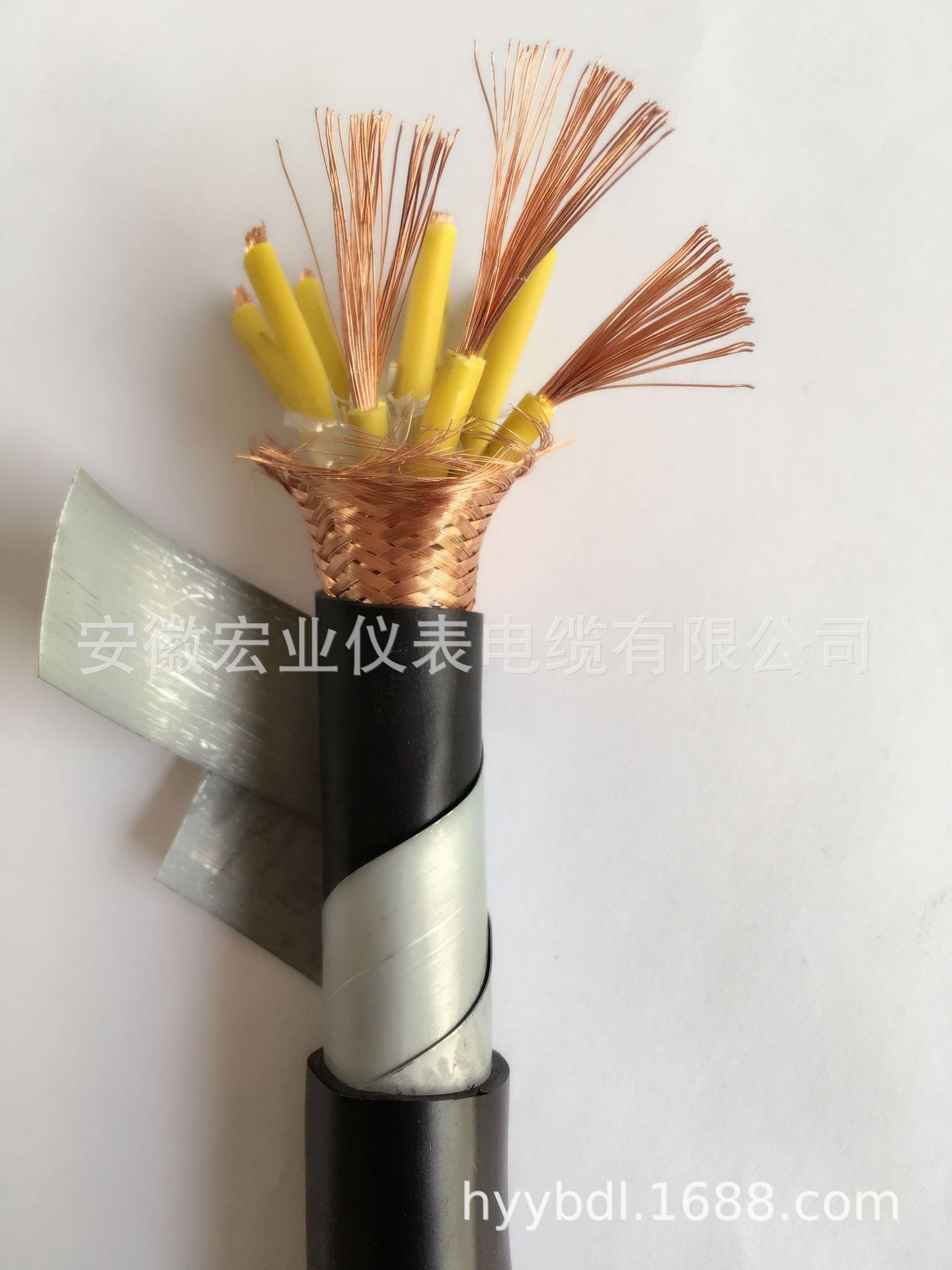 江苏周围厂家供应铠装屏蔽软电缆 ZR-KVVRP22