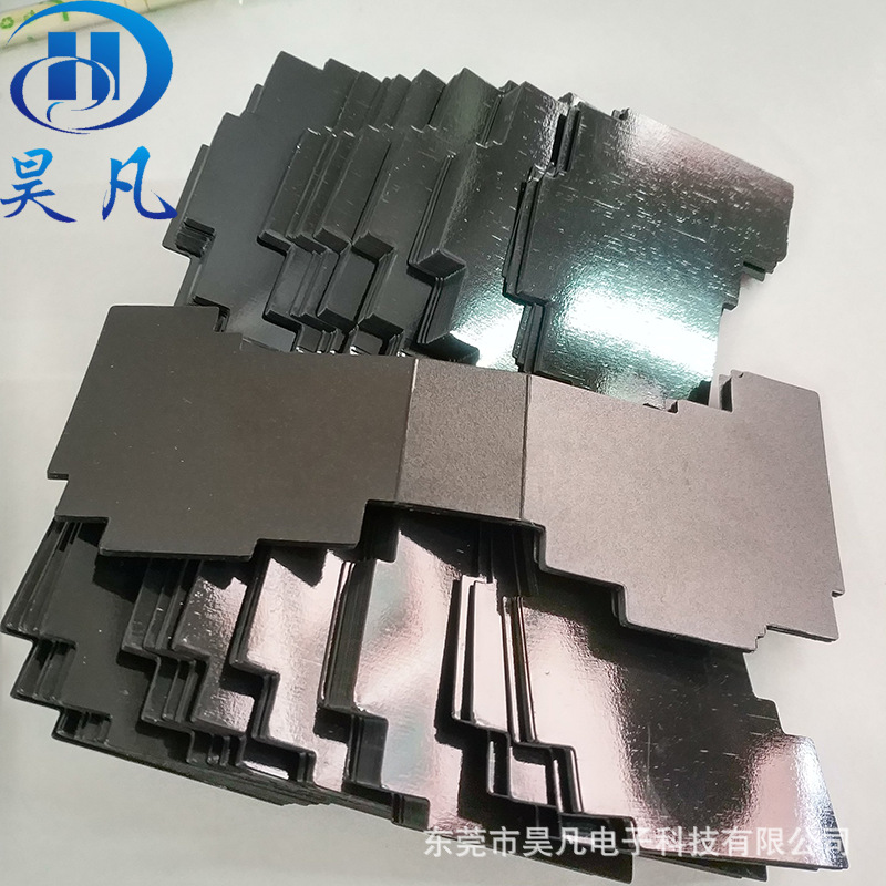 廠家定做黑色PC麥拉片成型防火絕緣耐高溫麥拉墊片磨砂PC絕緣墊片