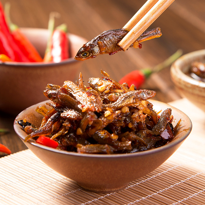 Hunan specialty Mao food Fire roasted fish Serve a meal 120g Hotel Soup mom spicy Fish Aberdeen