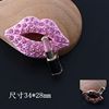 Lipstick, beach footwear, footwear buckle, decorations, accessory, suitable for import, new collection, wholesale
