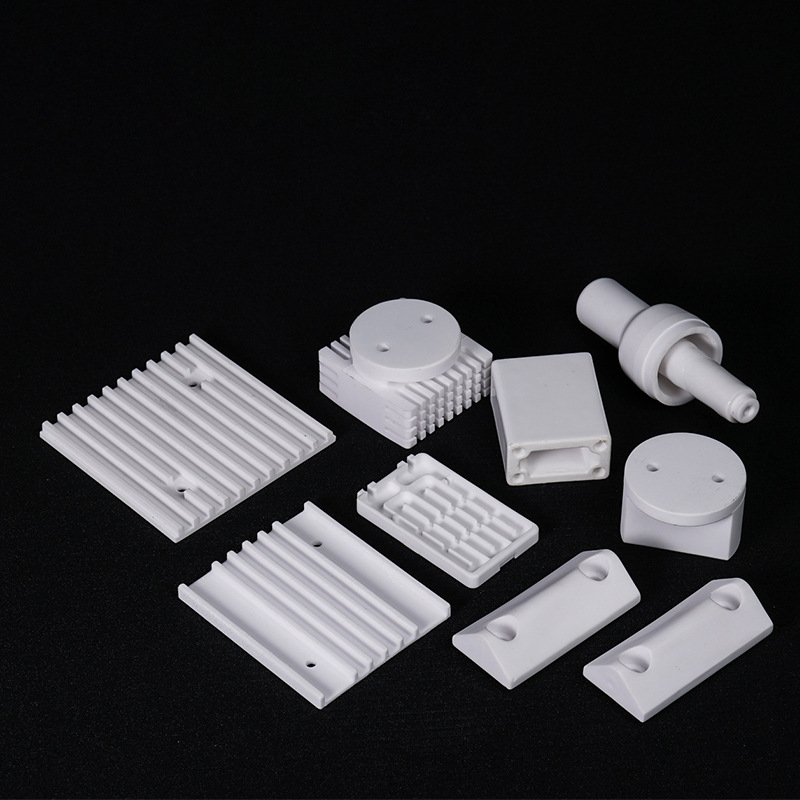 氧化铝陶瓷棒 陶瓷结构件电子陶瓷管精密绝缘陶瓷片配件抗磨陶瓷