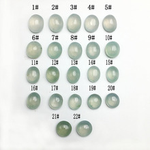 批发天然冰种翡翠蛋面裸石 戒指戒面 吊坠耳钉成品首饰设计 镶嵌