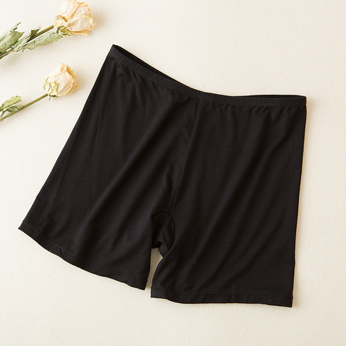 Safety pants cotton bottom crotch comfortable and breathable women's underwear summer leggings girls mid-waist anti-exposure safety pants