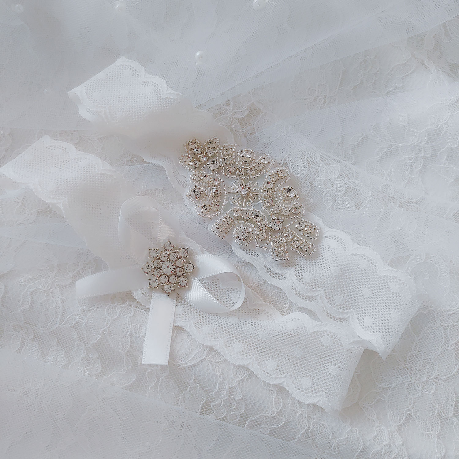 Bridal Style Bridal Solid Color Wedding Party Garter