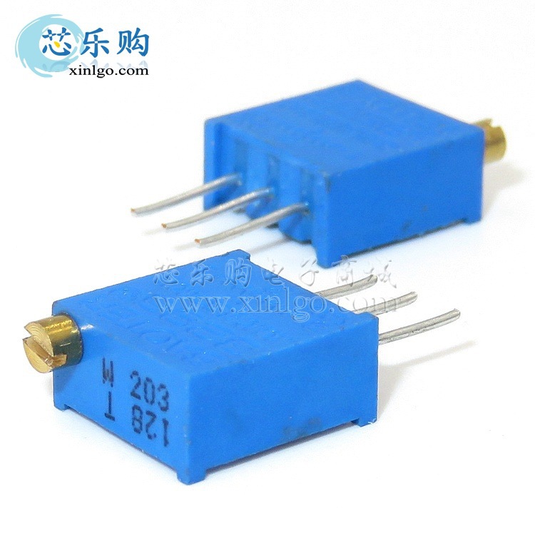 3296W-203 20K欧 顶调 精密可调电阻 3296W电位器 [全新正品]