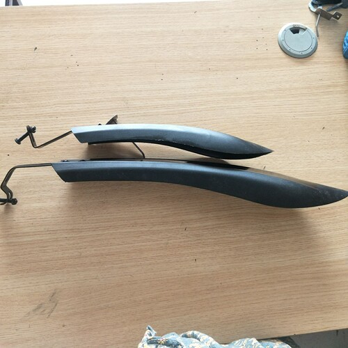 Bicycle mudguard, bicycle mudguard, mountain bike, extended and widened mud guard, quick-release universal bicycle accessories