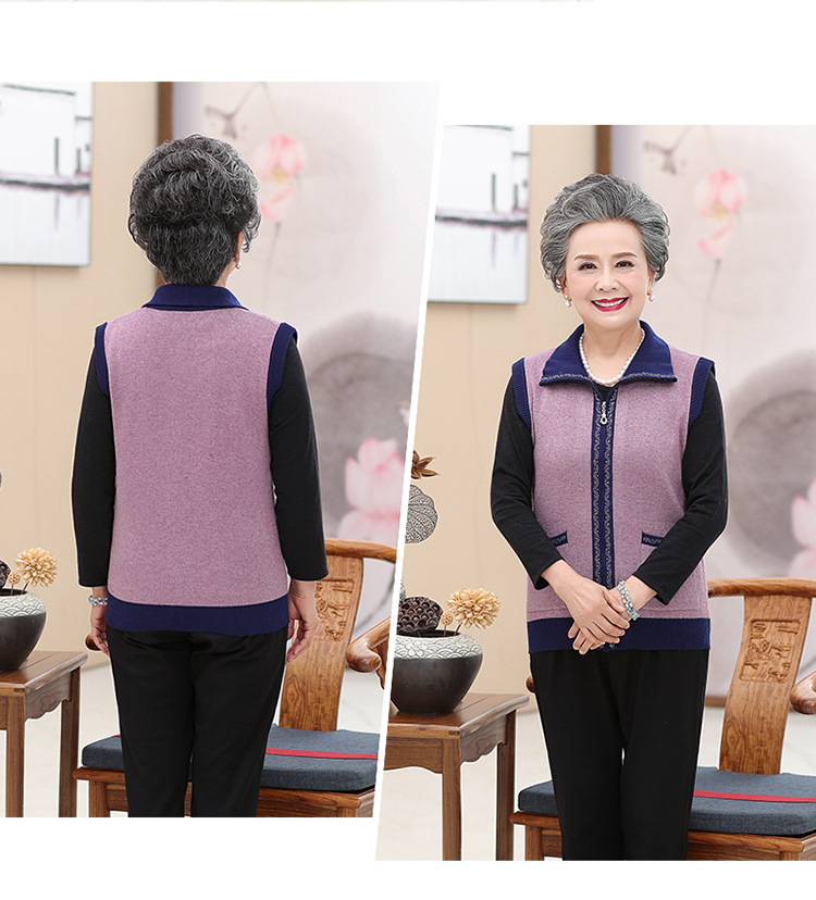 Gilet femme MOUTON ROUGE en Tricot - Ref 3317911 Image 10