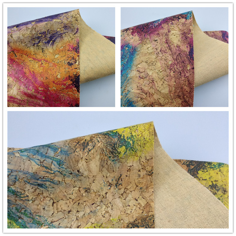 印花软木布软木革 软木笔记本日记本封皮 橡树皮木封面笔记本