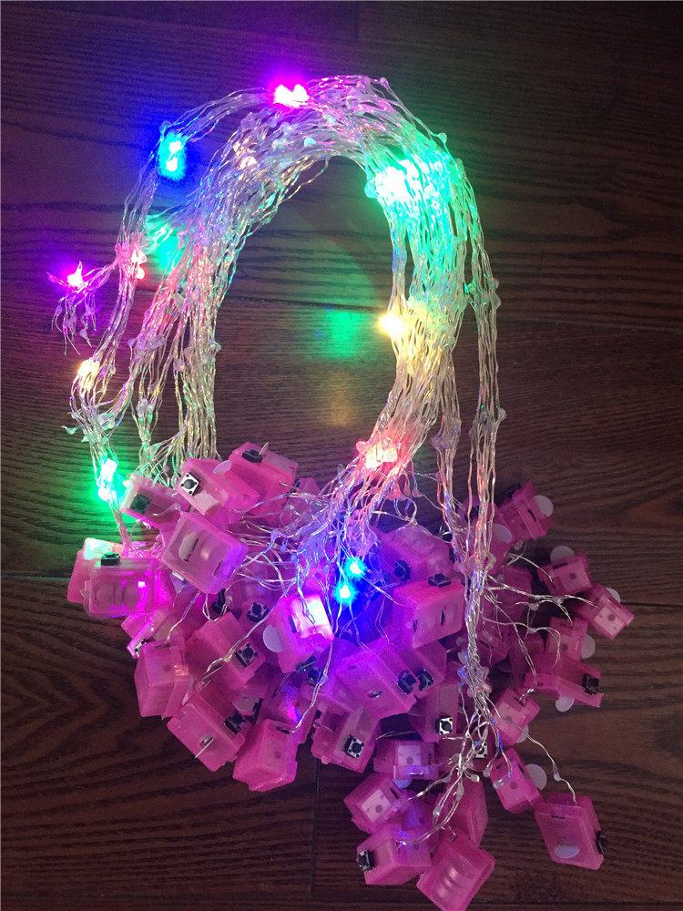 花环材料LED灯串 猫耳朵10灯圣诞万圣节装饰灯串节日婚庆装饰彩灯|ru