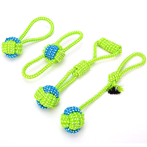 Manufacturer's new pet toy combination set, pet cotton rope toy, dog toy, bite-resistant dog toy