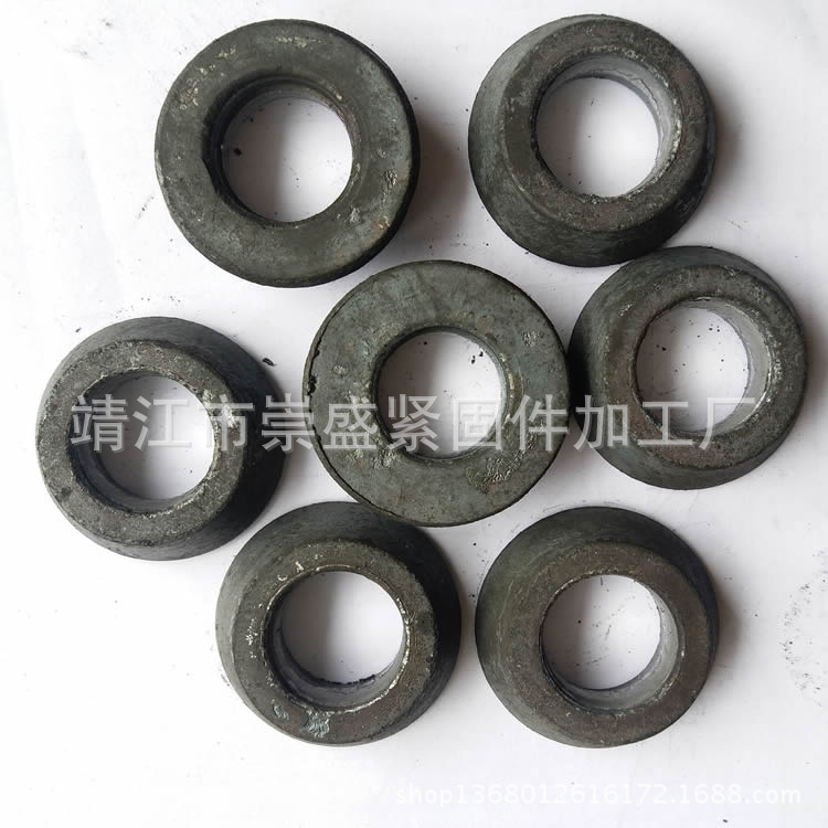 厂家承接垫圈毛坯红冲锻造件非标紧固件精密锻造机械工业用紧固件