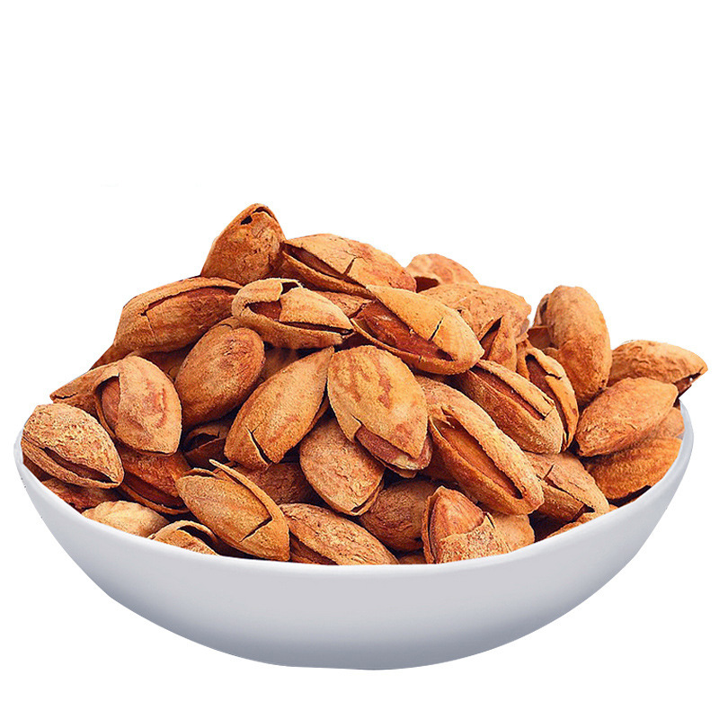 新疆特级手剥杏仁 大薄壳椒盐味NP纸皮巴旦木500g/袋装散装批发|ru