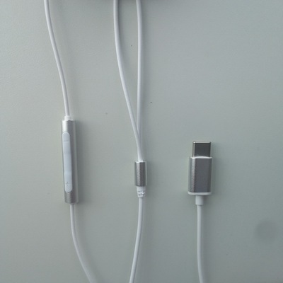 Type-C金属耳机数字音频解码三按键带麦线控HIFI音质重低音耳机|ms