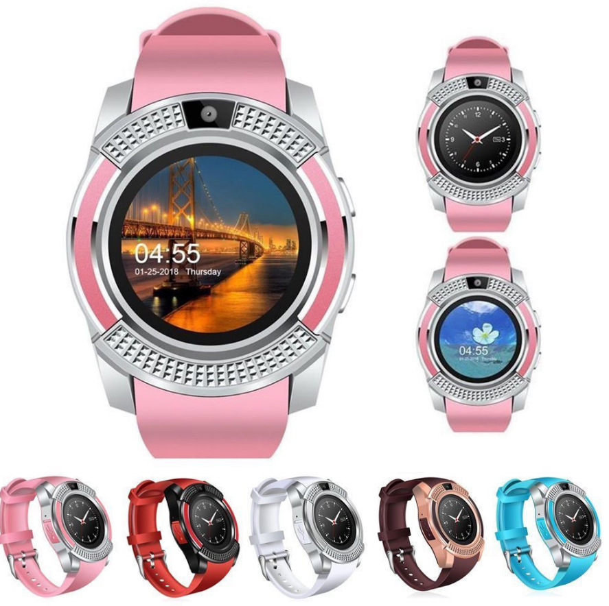 V8 Bluetooth Smart Watch Fitness Pedomet...