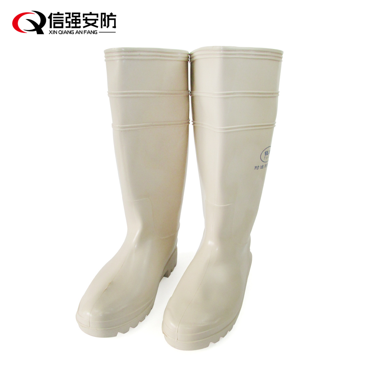 Good brand Milky Dichotomanthes bottom High cylinder Food boots Acid alkali resistance Food manufacturer non-slip Labor insurance Rain shoes wholesale