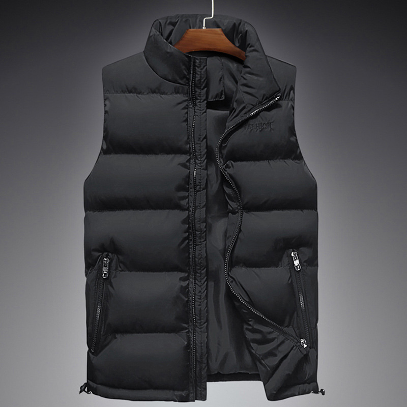 Vest Men's Autumn and winter keep warm Down cotton clothes Vest man Korean Edition Large thickening leisure time Net Red coat