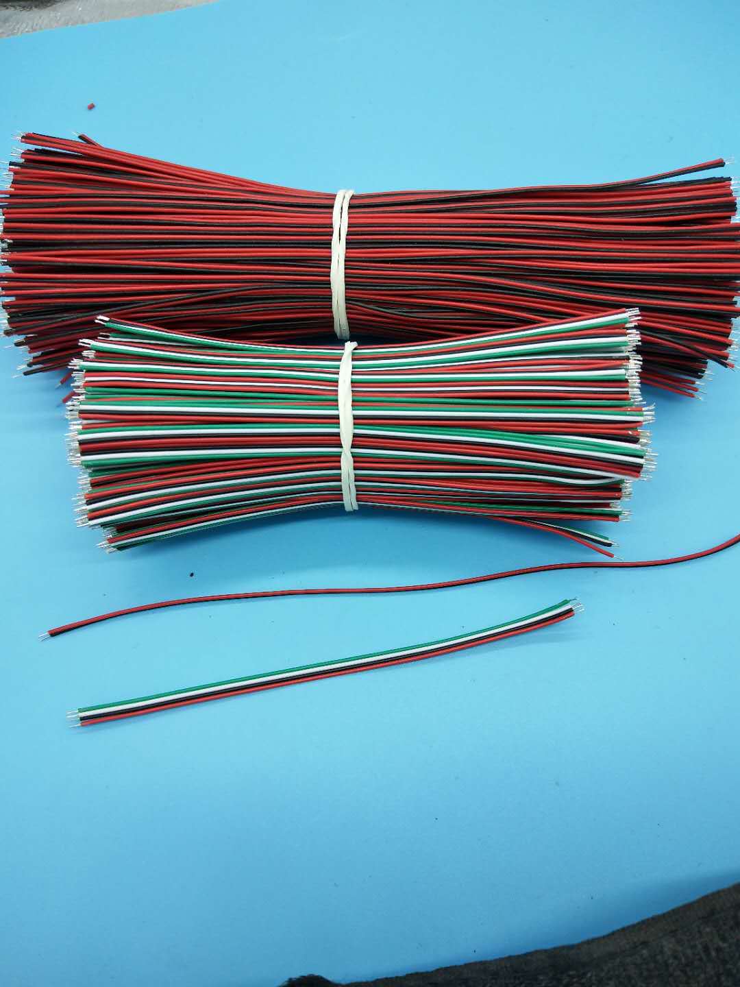 定做电子连接线1571 7/0.8 1007 电池组线材 导线 并排线镀锡铜线