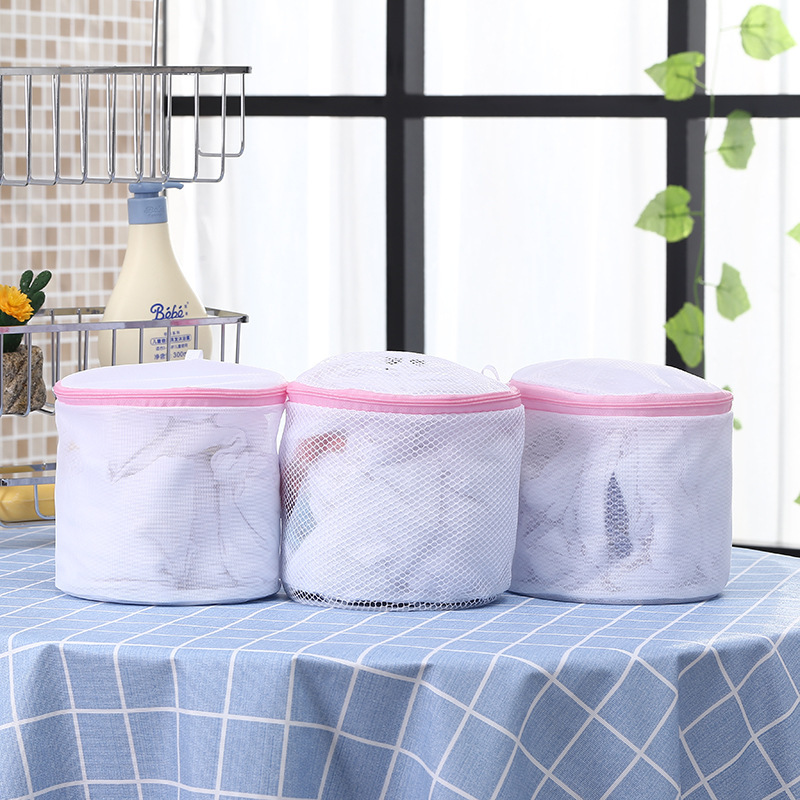New clothes cleaning double-layer machine washing bag bra underwear with bracket washing bag fine net thick net washing bag