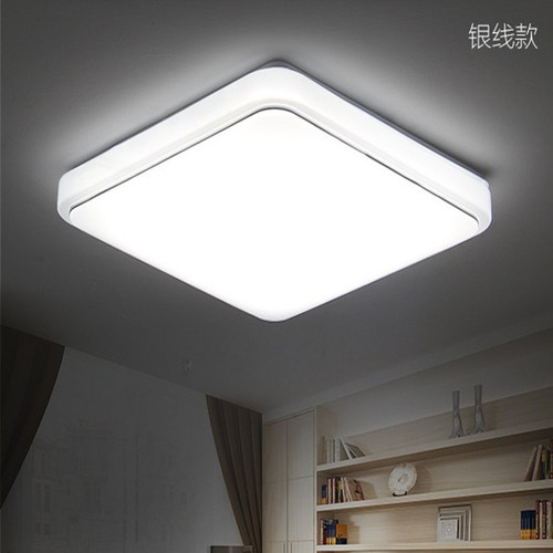 LED ceiling lamp, living room lighting, atmospheric simple modern bedroom rectangular square study balcony kitchen lighting fixtures