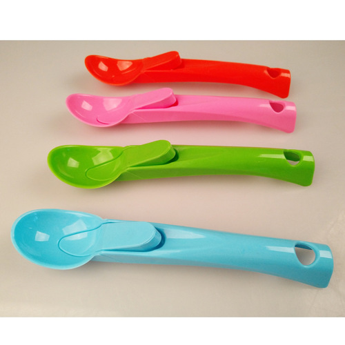Food-grade plastic elastic scoop ice cream scoop baller cone scoop fruit scoop for gifts