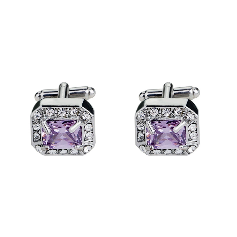 Мужской аксессуар, цирконий, европейский стиль, отделка бриллиантами, японский и корейский, прямые продажи с завода