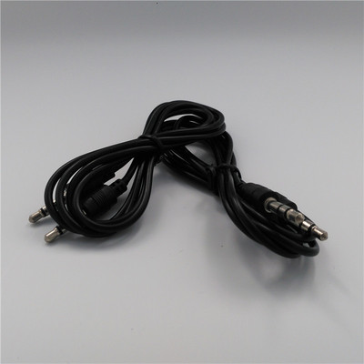 黑色1米音频线 3.5mm对3.5mm公对公aux线 音箱音响充电线车载|ru