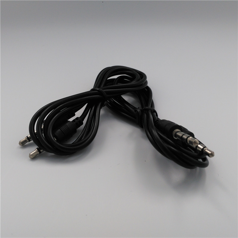 黑色1米音频线 3.5mm对3.5mm公对公aux线 音箱音响充电线车载|ru