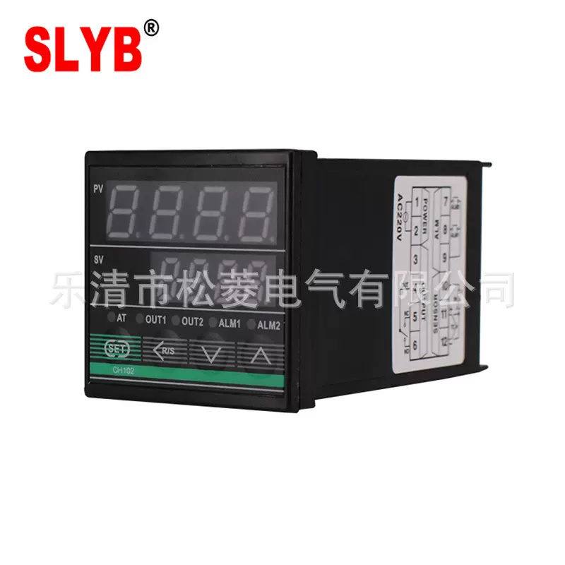 48*48数显智能温控仪CH102万能输入温度控制器0-1200度数显温控仪