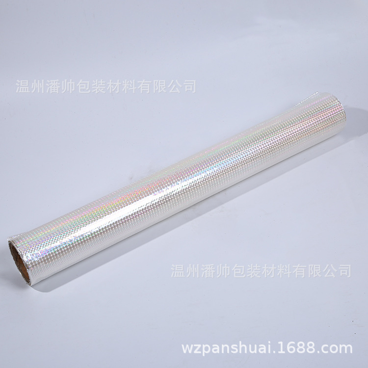 潘帅厂家供应BOPP镭射盖光膜 素面镭射镀铝膜 复合膜