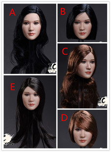 ZCTOYS 1/6�����^�� T-06 ������Ů�^�� �Ƅ���� ���� �^�� �F؛