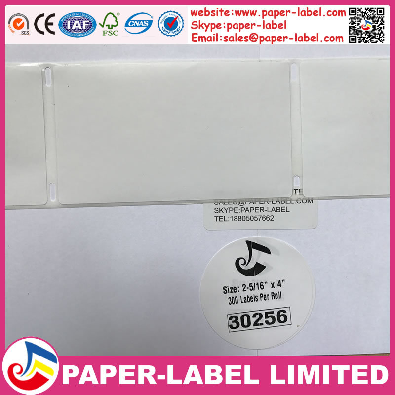 达美dymo 30256标签纸 59*101mm三防热敏条码打印纸 300张/卷