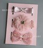 Children's hairgrip with bow, hair accessory, headband, jewelry, set, gift box, Korean style, wholesale