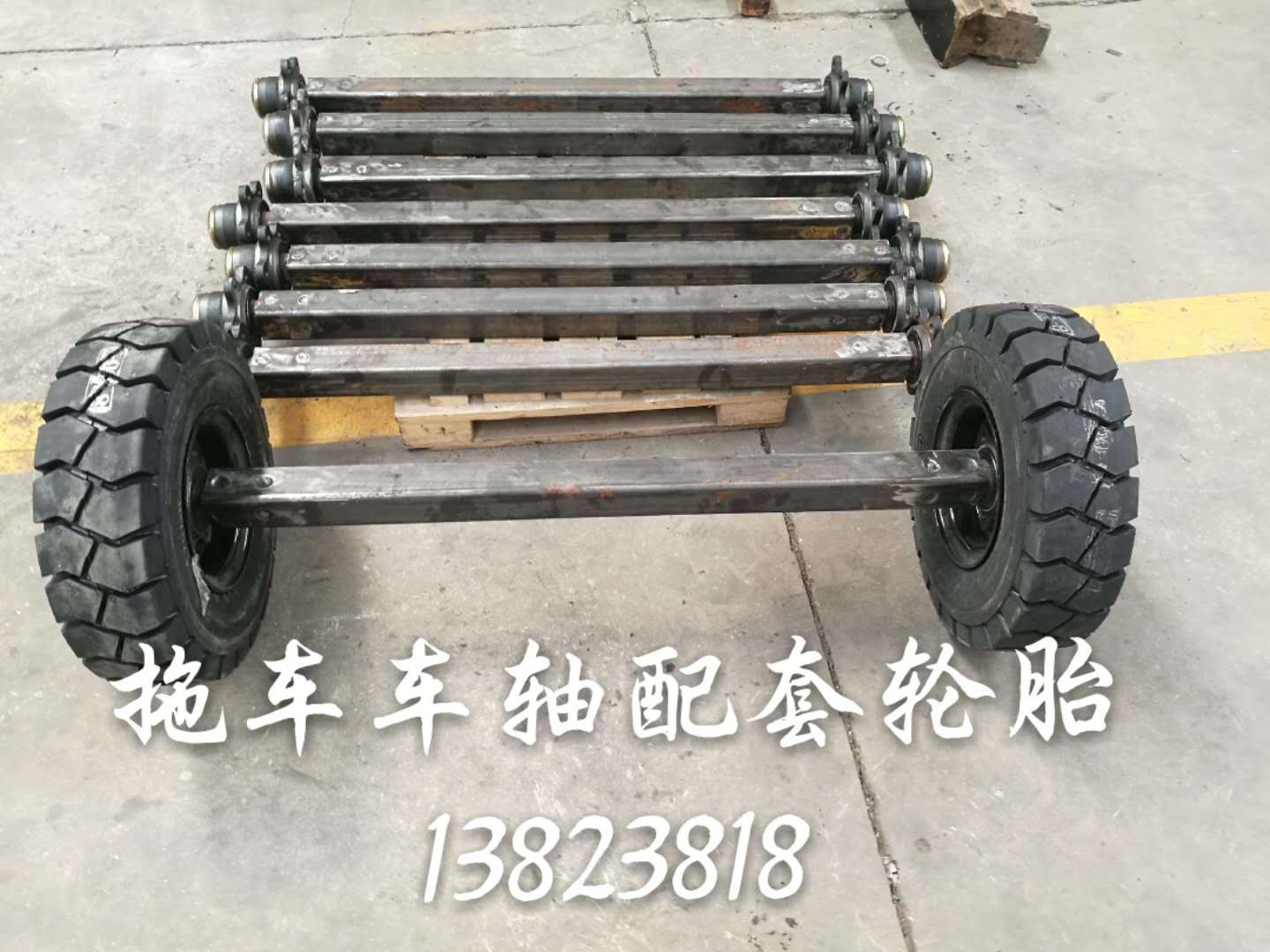销售拖车轮胎拖车轴扫地车实心轮胎400-815x4.5-8 500-8实心轮胎