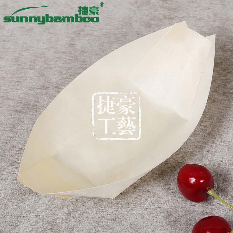 Wholesale wooden plates, disposable tableware for parties, banquets and weddings, wooden plates for banquets and parties, and wooden plates for boat sushi detail image 11