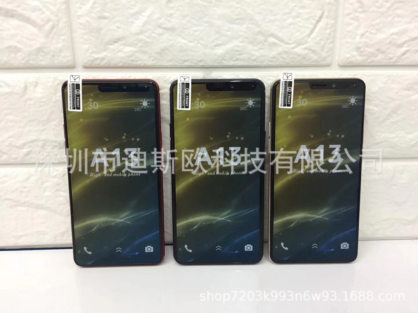批发A13智能手机 5.0寸屏1G+4G 新款S20 P10 Note8 S9+安卓3G手机