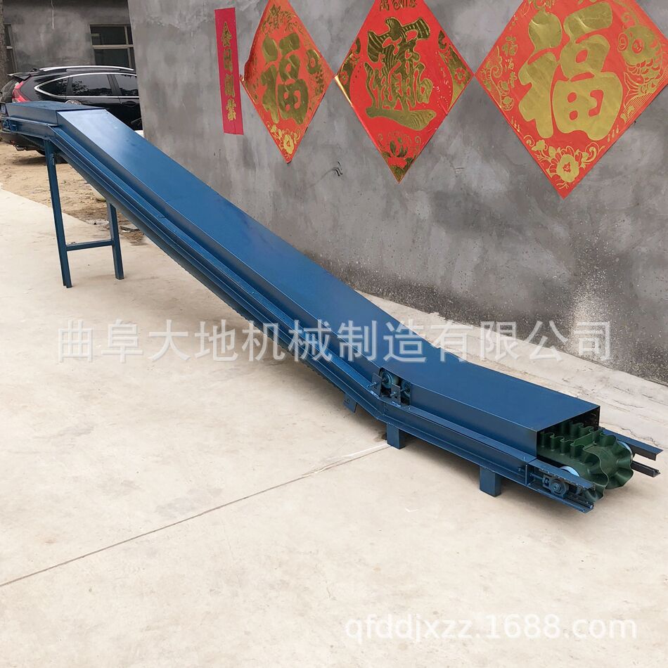 化工原料密闭式皮带输送机 化肥装车皮带输送机 有动力滚筒传送机