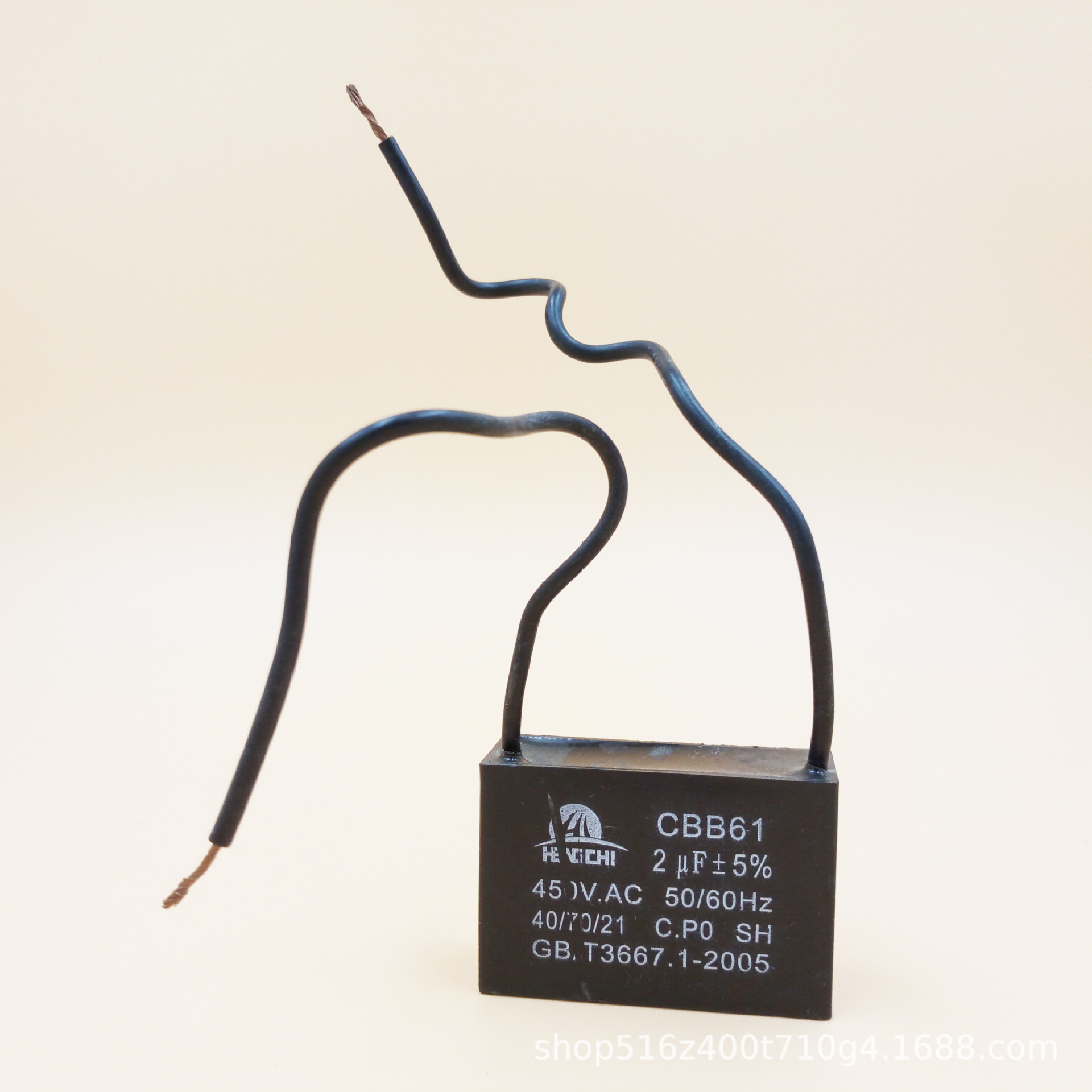 厂家供应CBB61启动电容器CBB612uF电机电容器空调电子高绝缘电阻
