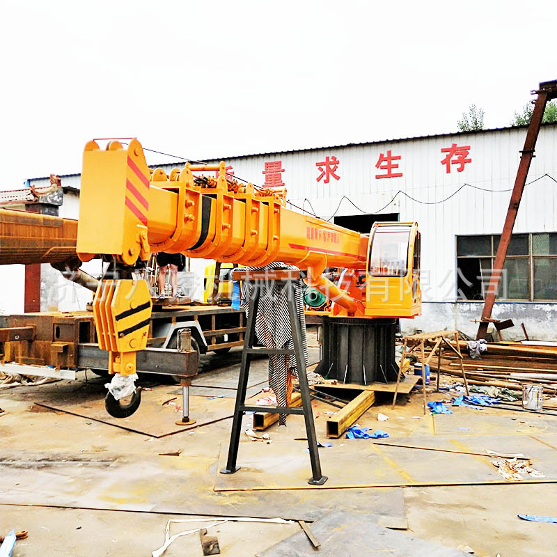 适合大小船只安装船载随船船吊 铁船石船船用起重机 八骏吊机吊车