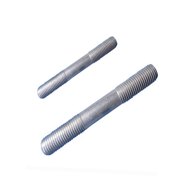 本厂现货直销 国标不锈钢双头螺丝 碳钢材质4.8级双头螺栓