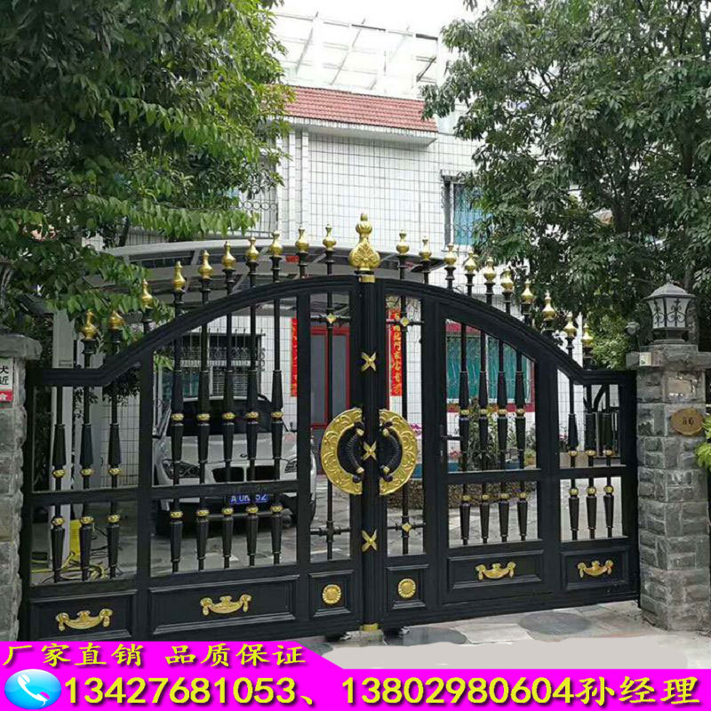 高档铝艺大门 别墅铸铝护栏 欧式 小区铝合金围墙栏