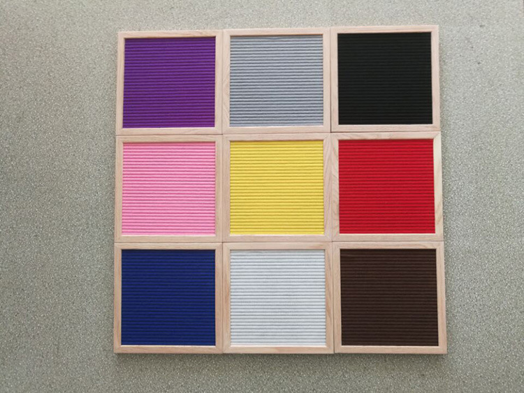 橡木框毛毡留言板felt letter board 含340个塑料字母+棉布袋