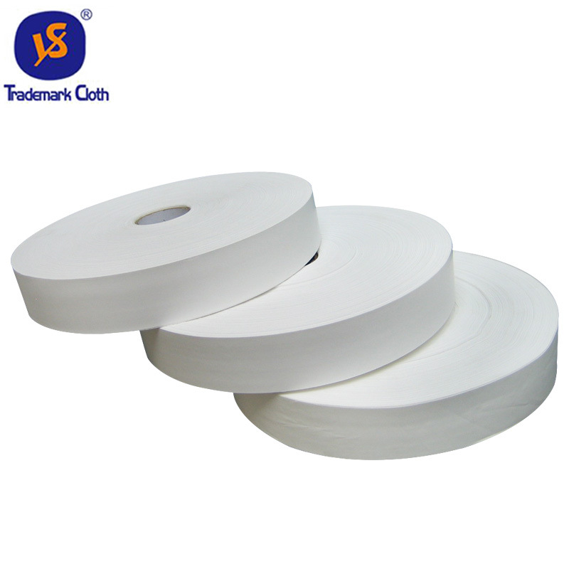 厂家定做 白色商标棉织带 东莞服装标签棉织带