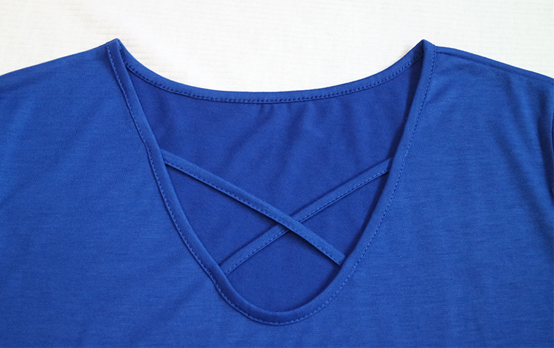 Plus Size Womens V Neck Printed T Shirt Sexy Design Comfortable Fit Casual Style Wholesale Available