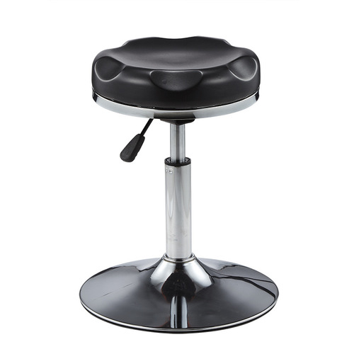 Bar chair, beauty stool, minimalist bar stool, round plate style, height-adjustable rotating small round stool, dropshipping one piece